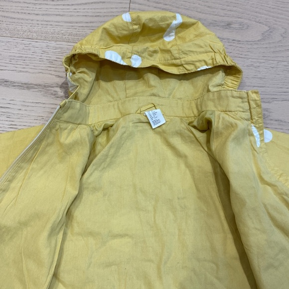 H&M Coated Woven Cotton Jacket, Hearts, Yellow/White, Toddler, Kids 3T (2-3 yrs) - Picture 5 of 11
